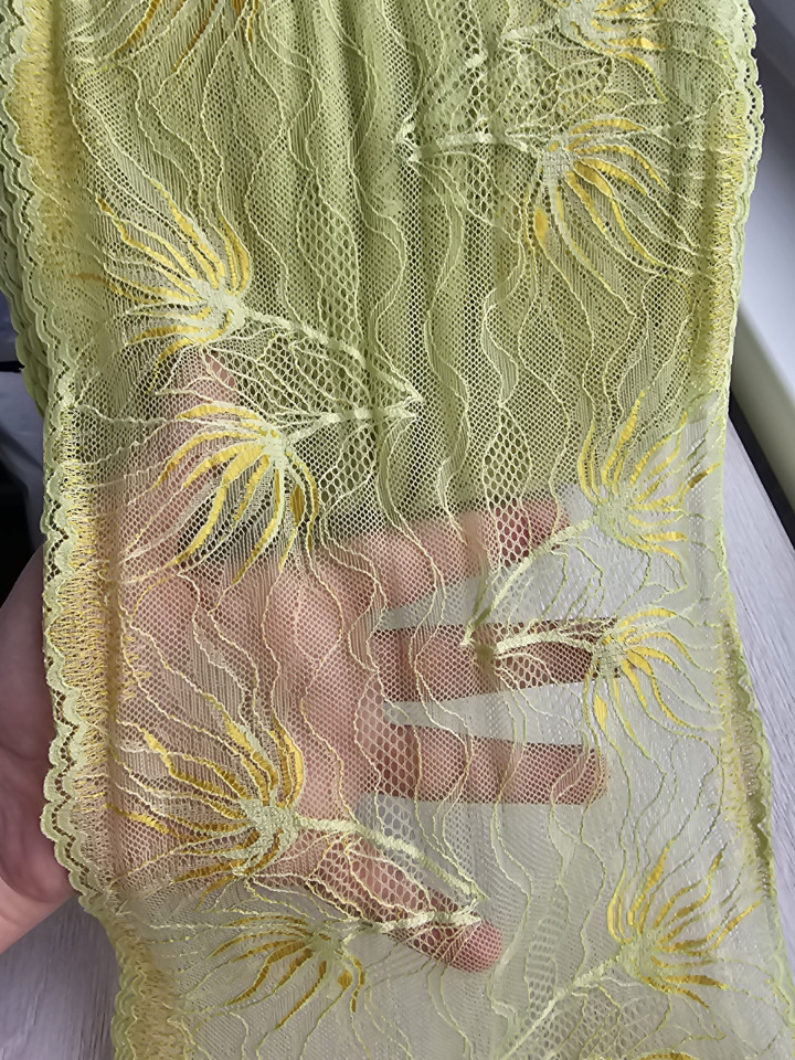 Эластичное кружево 17 цвет салатовый