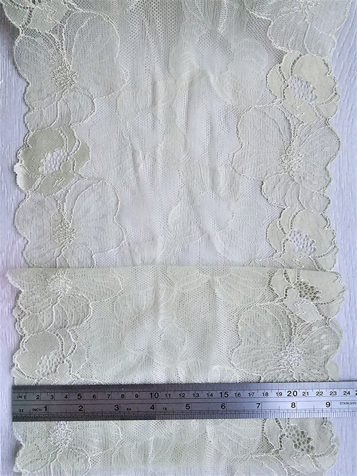 Эластичное кружево э714п цвет бледно-фисташковый