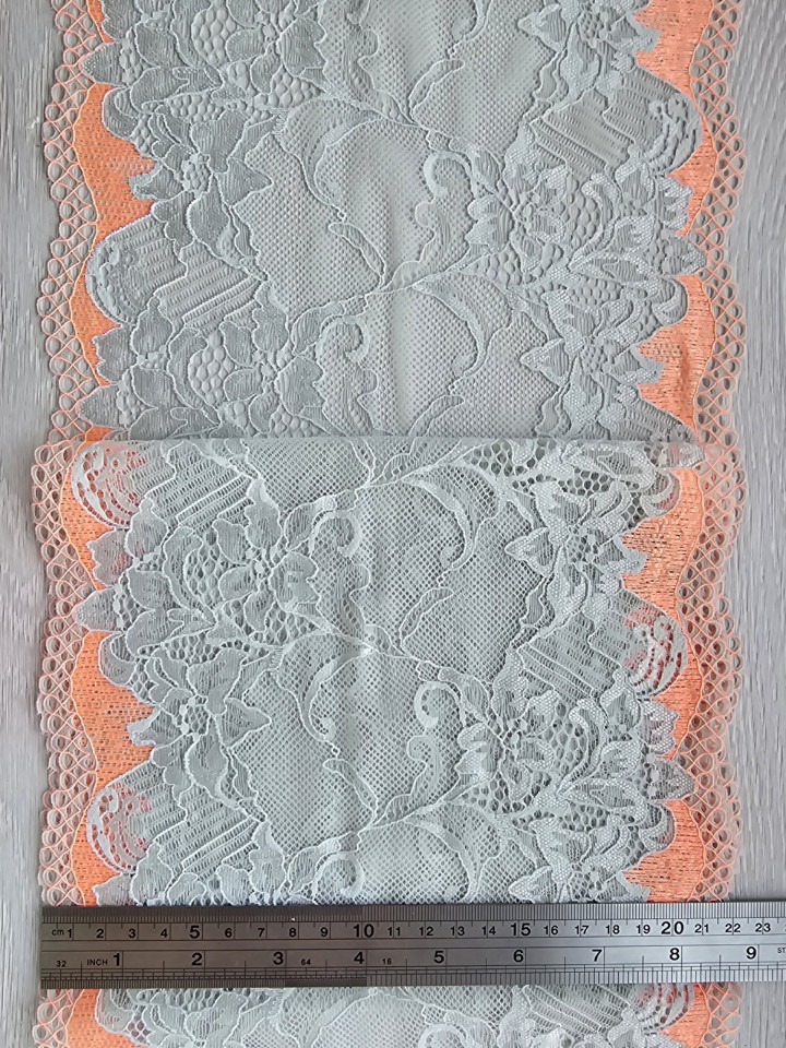 Эластичное кружево э556п цвет светло-серый