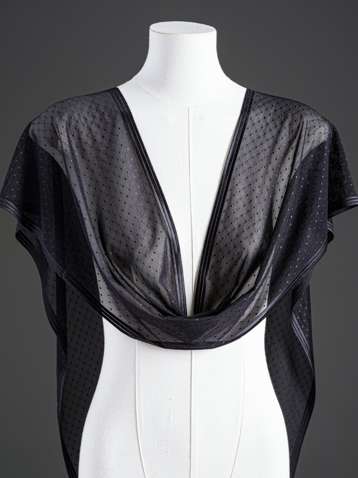 Эластичное кружево 685п чёрный