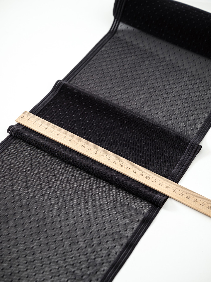 Эластичное кружево 685п чёрный