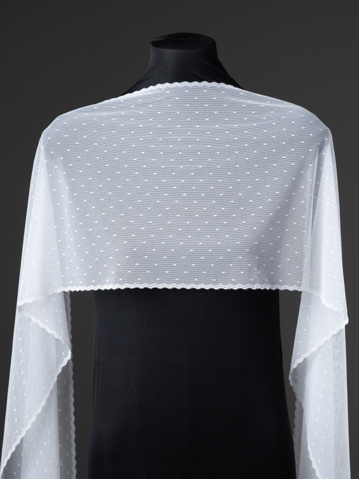 Эластичное кружево 712п молочный