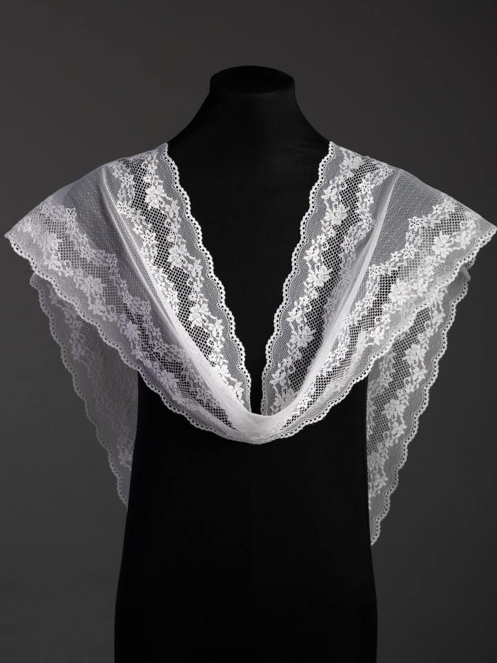 Эластичное кружево Э729п цвет молочный