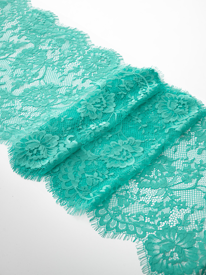 Кружево с ресничками Р417 (цена за купон 290см*31см)