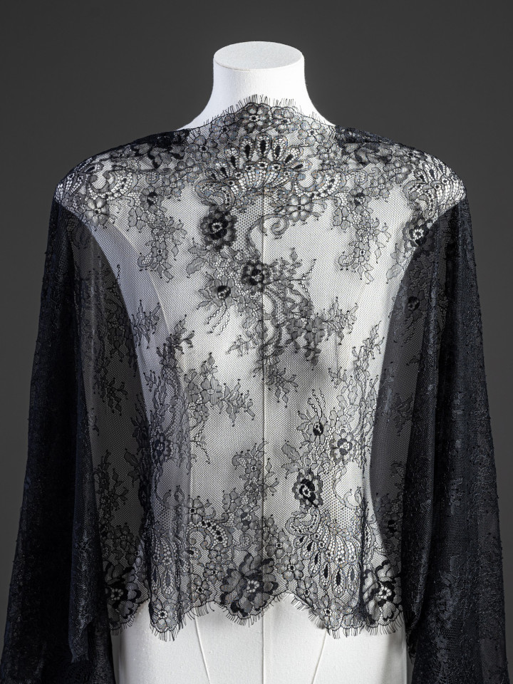 Кружево с ресничками Р413 (цена за купон 290см*53см)