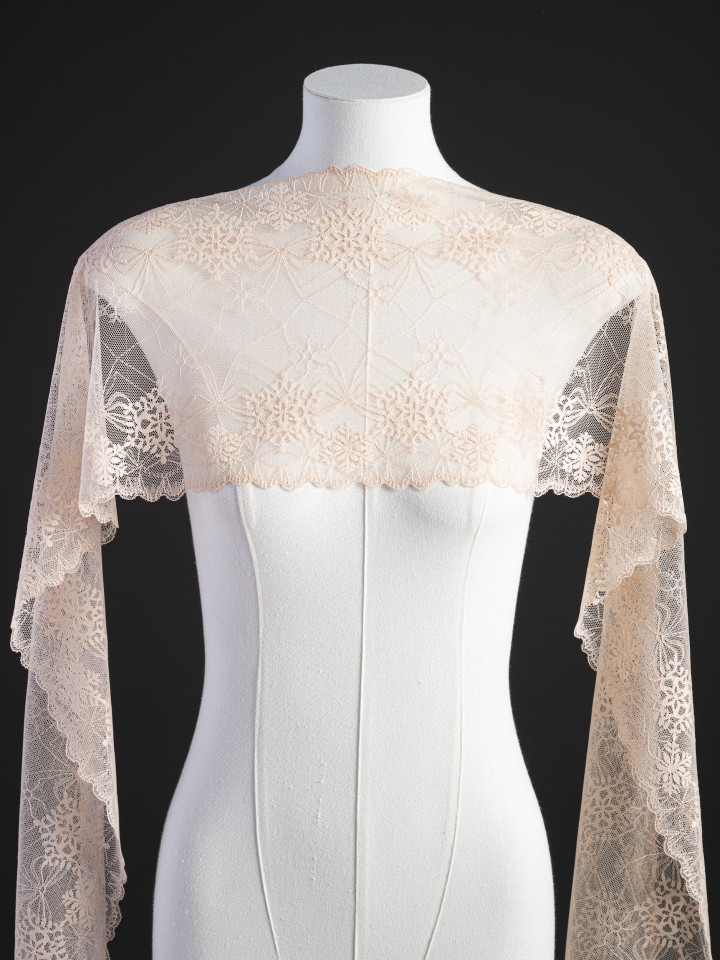 Эластичное кружево Э706п цвет бежевый