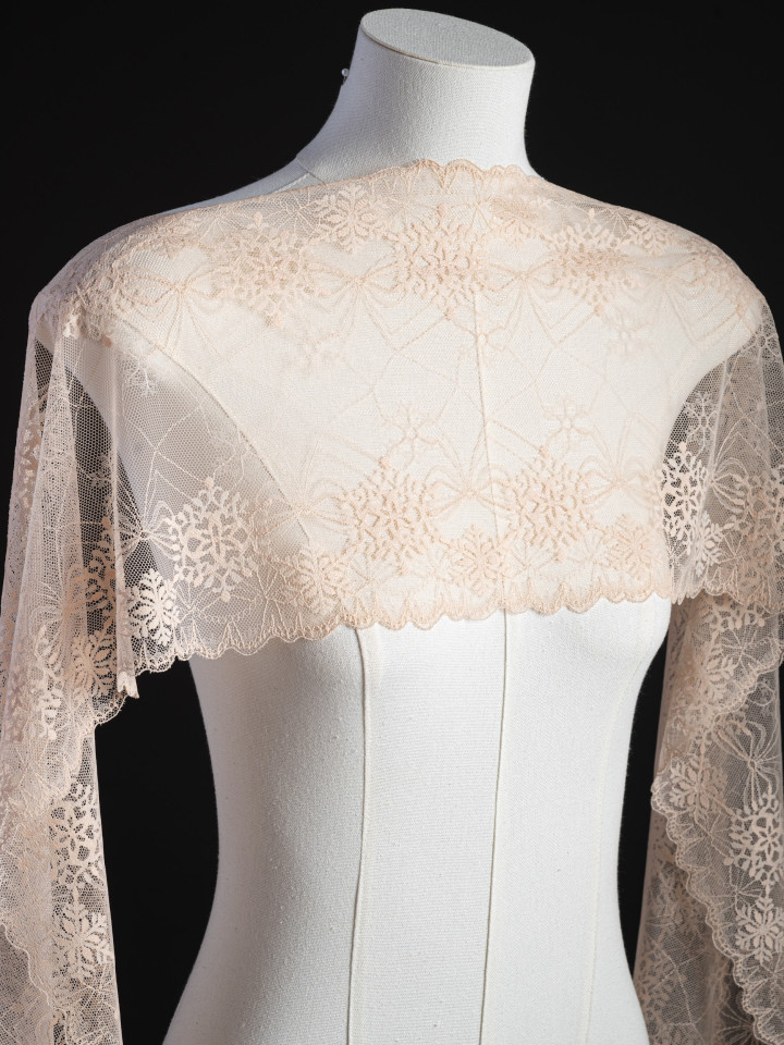 Эластичное кружево Э706п цвет бежевый