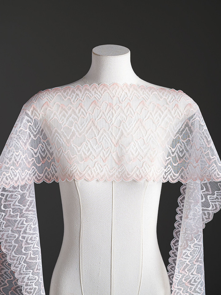 Эластичное кружево э738п микс