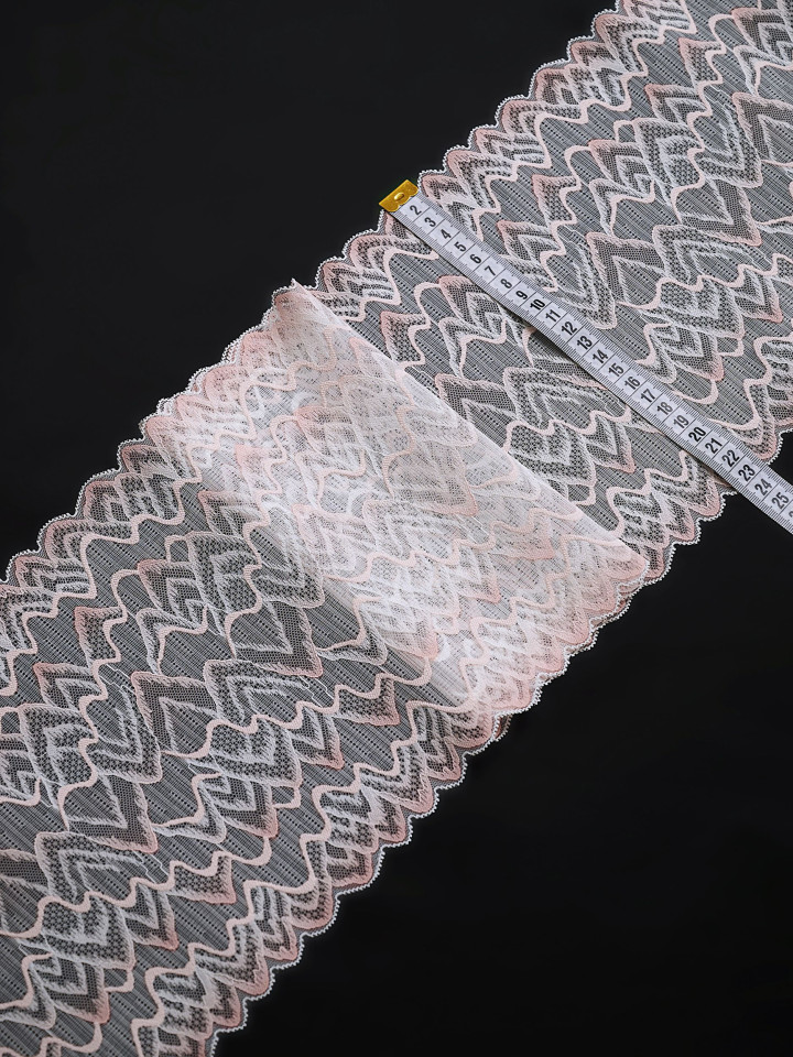 Эластичное кружево э738п микс