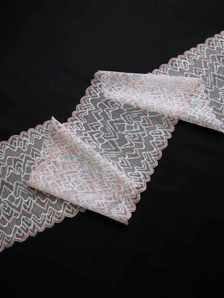 Эластичное кружево э738п микс