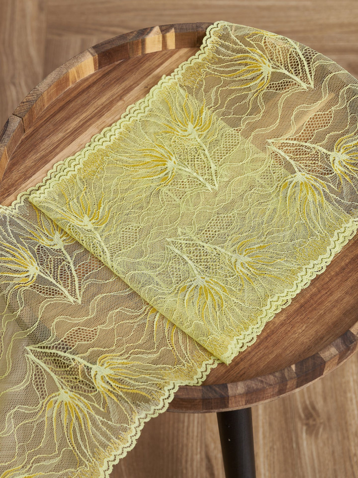 Эластичное кружево э489п цвет салатовый