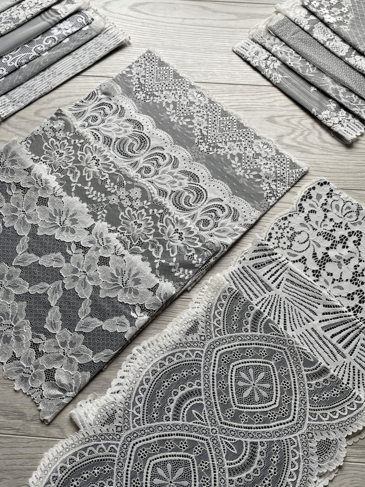 Набор эластичных кружев 7, 5м (5 отрезов по 1, 5м)