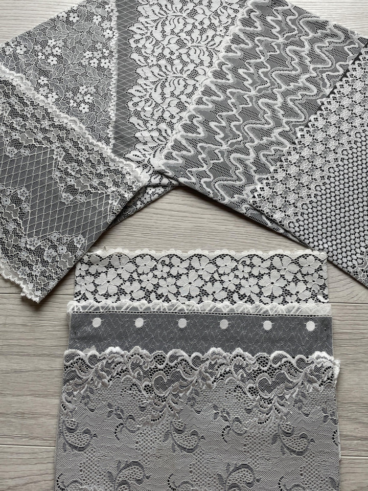 Набор эластичных кружев 7, 5м (5 отрезов по 1, 5м)