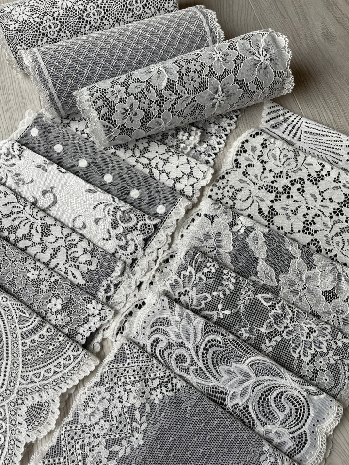 Набор эластичных кружев 7, 5м (5 отрезов по 1, 5м)