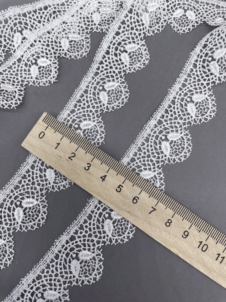 Кружево макраме М247 молочный