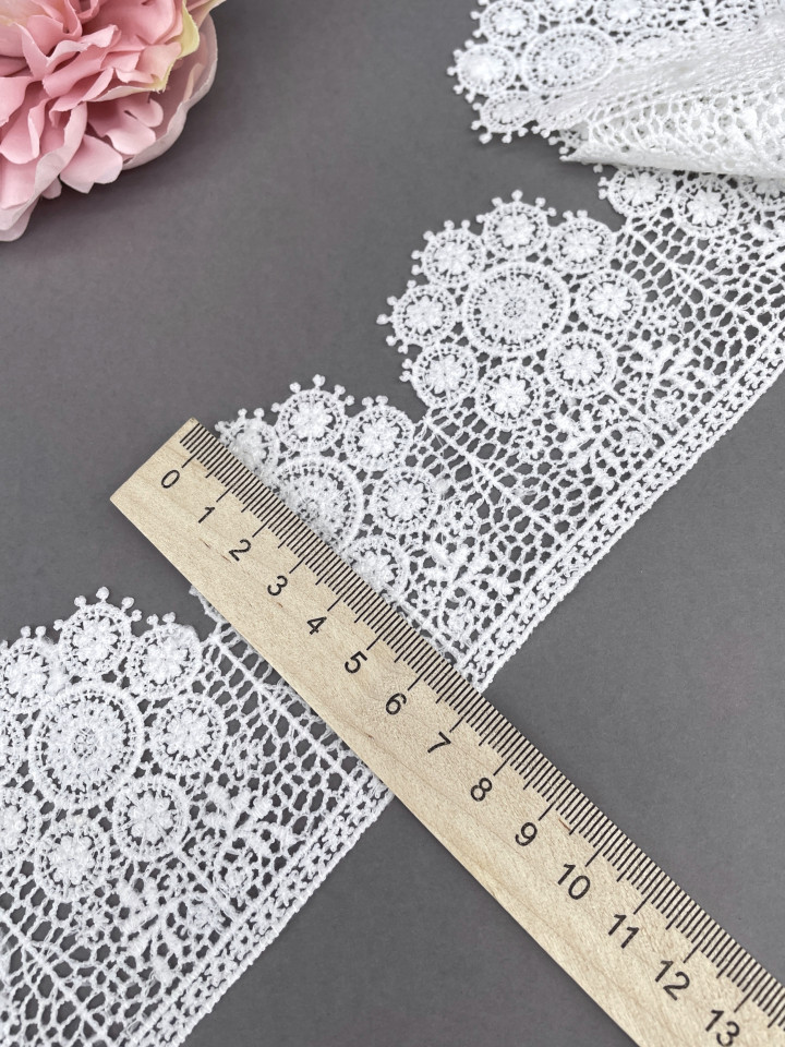 Кружево макраме М250 молочный