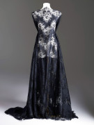 Кружево с ресничками шантильи Р435 (цена за купон 150см*280см) чёрный