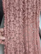 Эластичное кружево 632п цвет розово-терракотовый