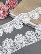 Кружево макраме М250 молочный Кружево макраме М250 молочный