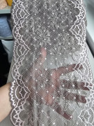 Эластичное кружево э542п цвет теплый серый