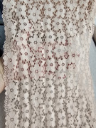 Эластичное кружево э518п цвет пудровый