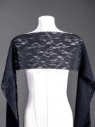 Эластичное кружево Э724п цвет чёрный