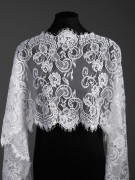 Кружево с ресничками шантильи Р424 (цена за купон 280см*40см)