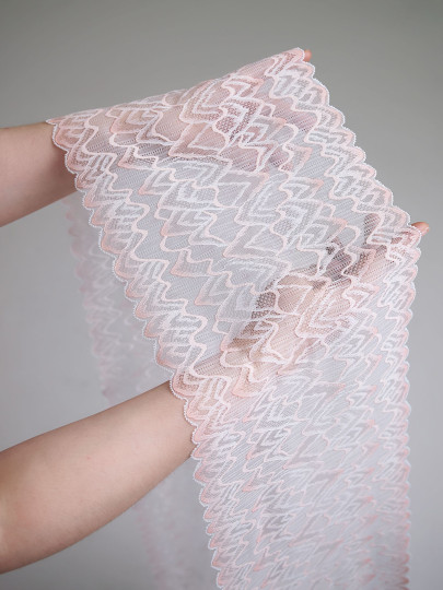 Эластичное кружево э738п микс