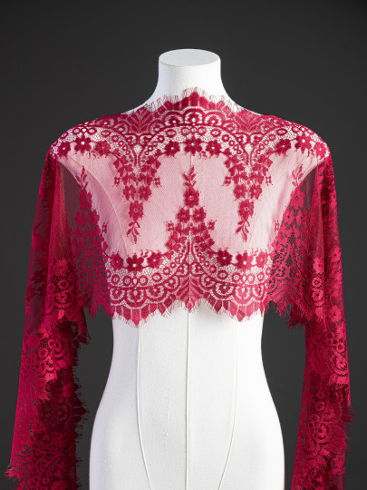 Кружево с ресничками Р411 (цена за купон 280см*30см)