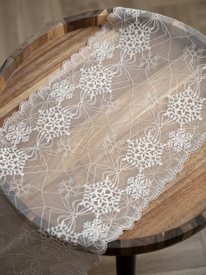 Эластичное кружево Э706п цвет бежевый