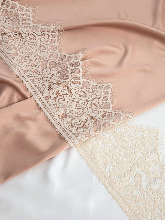 Кружево с ресничками Р387 (цена за купон 270см*11см)