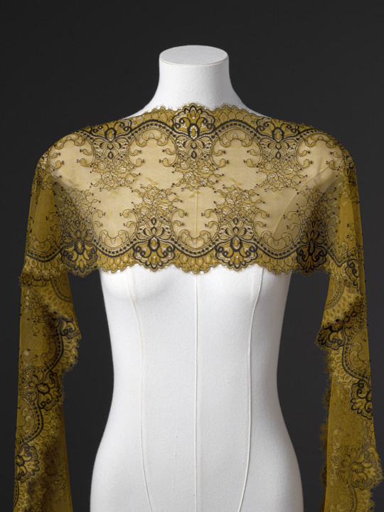 Эластичное кружево Э580_1п цвет хаки