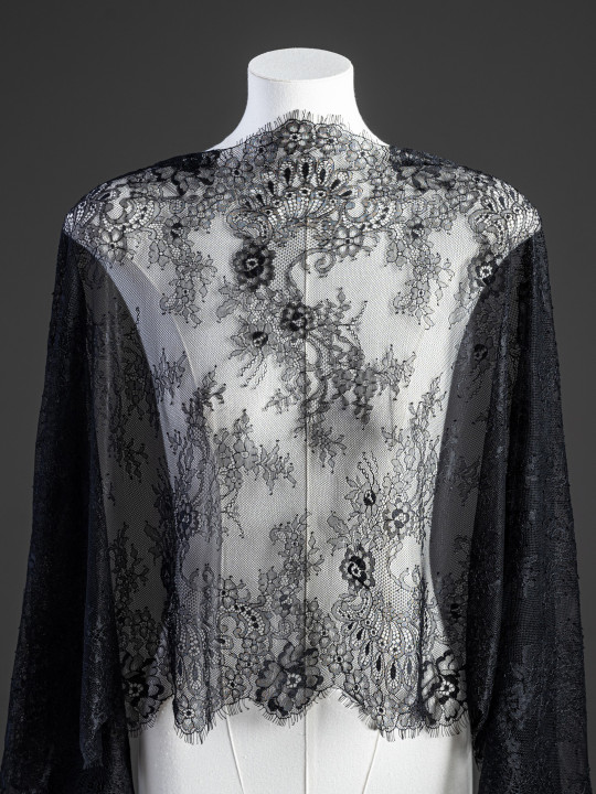 Кружево с ресничками Р413 (цена за купон 290см*53см)