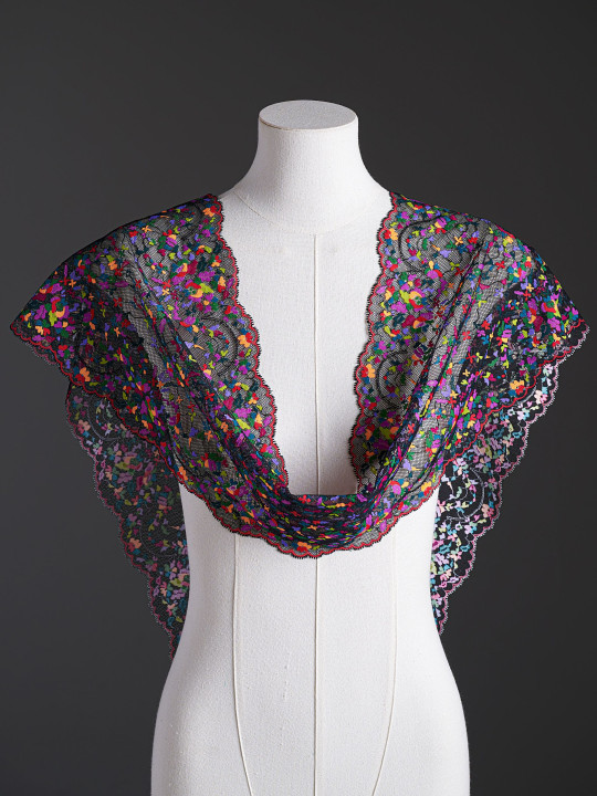 Эластичное кружево э734п микс