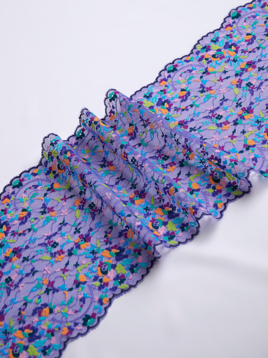 Эластичное кружево э735п микс