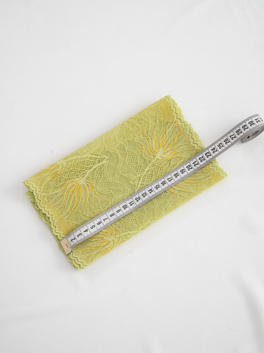 Эластичное кружево э489п цвет салатовый