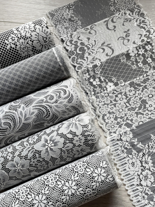 Набор эластичных кружев 7, 5м (5 отрезов по 1, 5м)