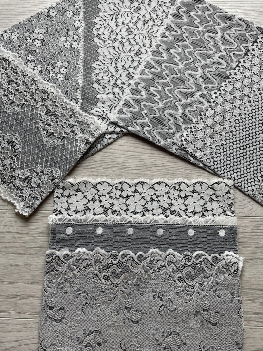 Набор эластичных кружев 7, 5м (5 отрезов по 1, 5м)