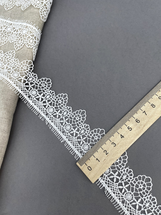 Кружево макраме М248 молочный