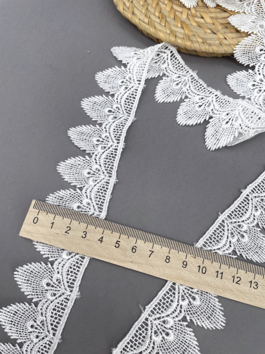 Кружево макраме М249 молочный