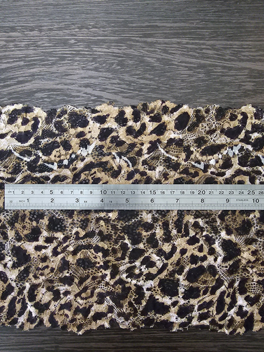 Уценка Эластичное кружево 693п леопард